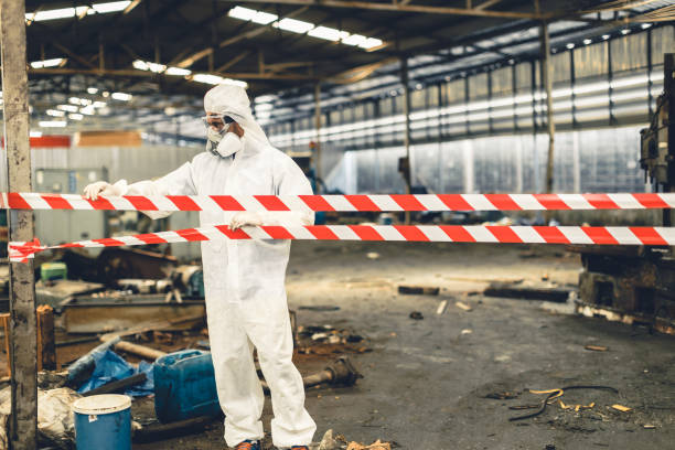 Professional Odor Removal technician working in North Stonington, CT